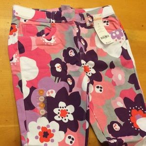 Gymboree floral pants 10 NWT